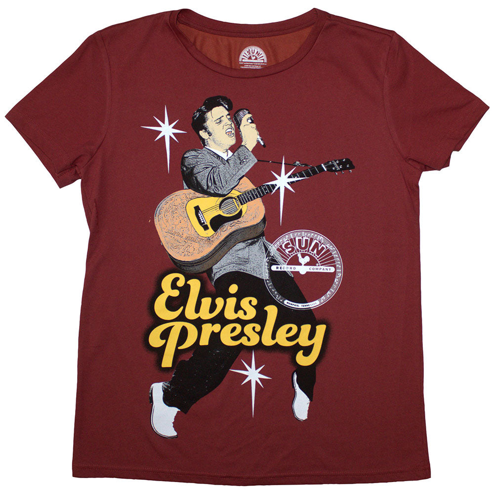 Sun Records Elvis Mic [T-Shirt] Red