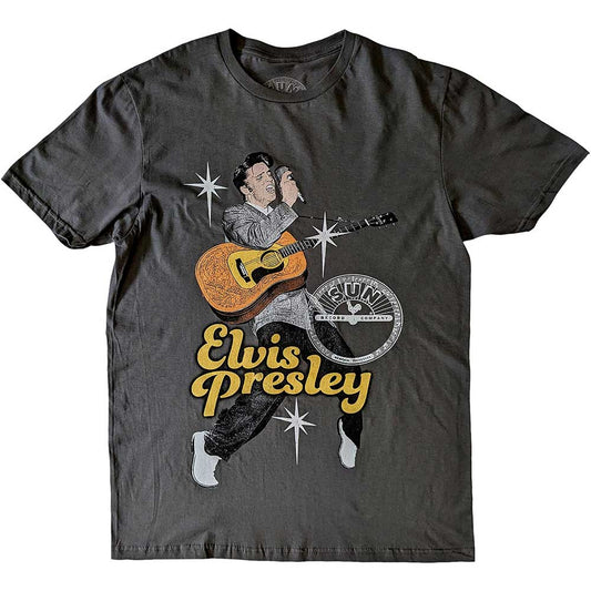 Sun Records Elvis Toes [T-Shirt] Grey