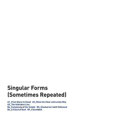 Singular Forms (Sometimes Repeated) [CD]