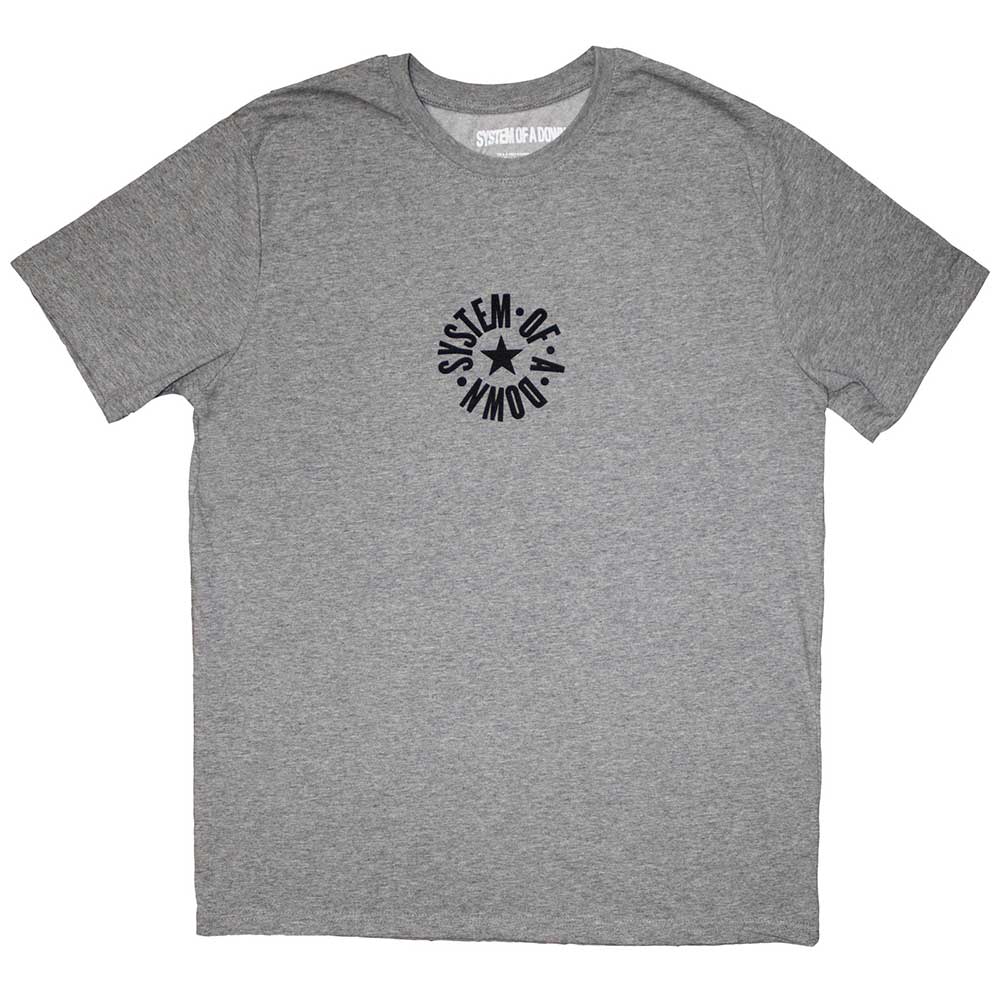 System Of A Down Mini Circle Logo [T-Shirt] Grey