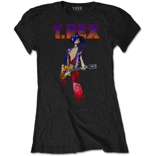 T-rex Rockin' [T-Shirt] - Rock Band Apparel
