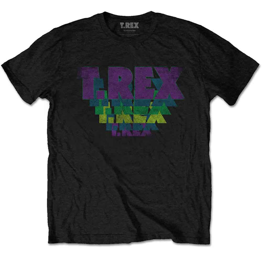 T-rex Stacked Logo [T-Shirt] - Rock Band Apparel