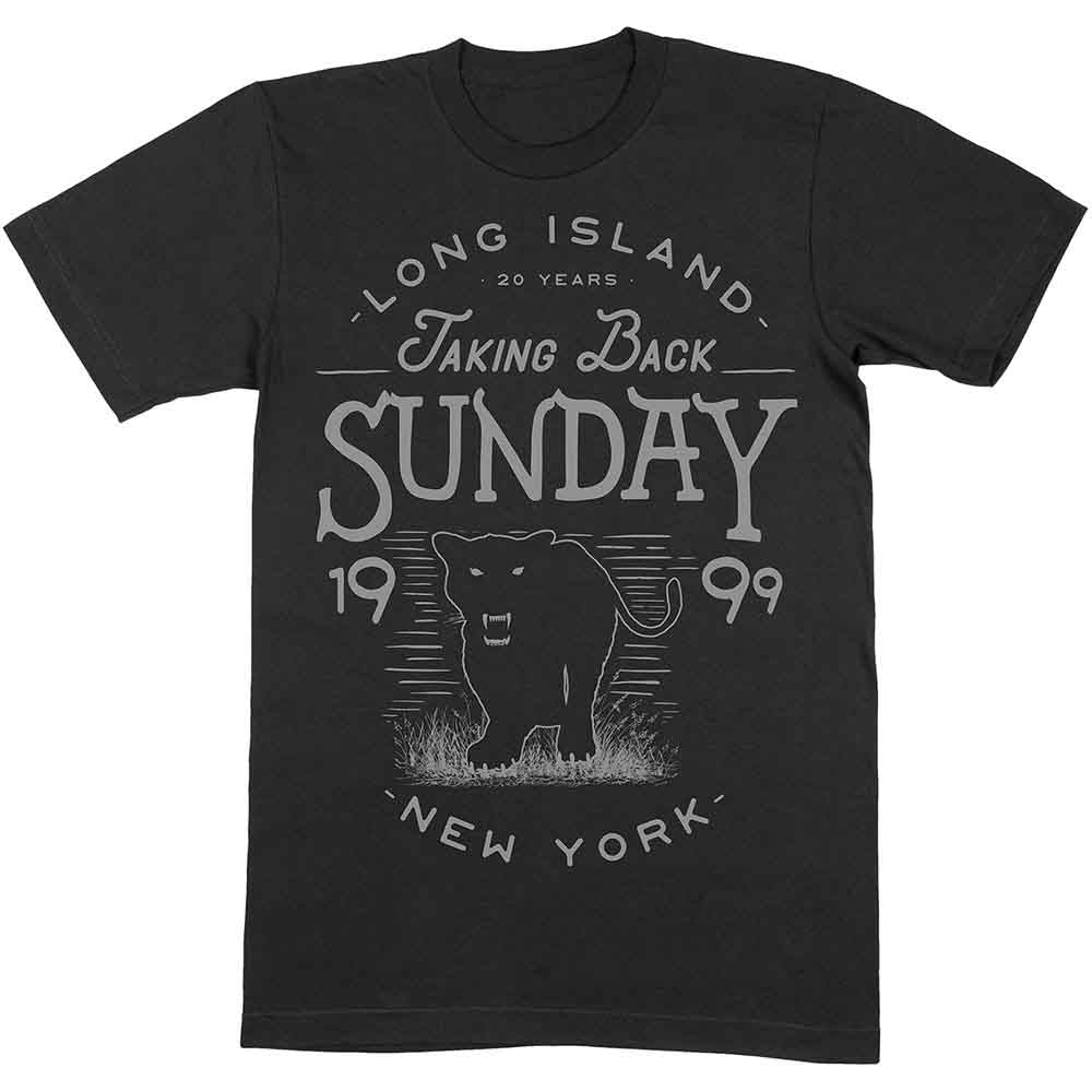 TAKING BACK SUNDAY Panther [T-Shirt] Black