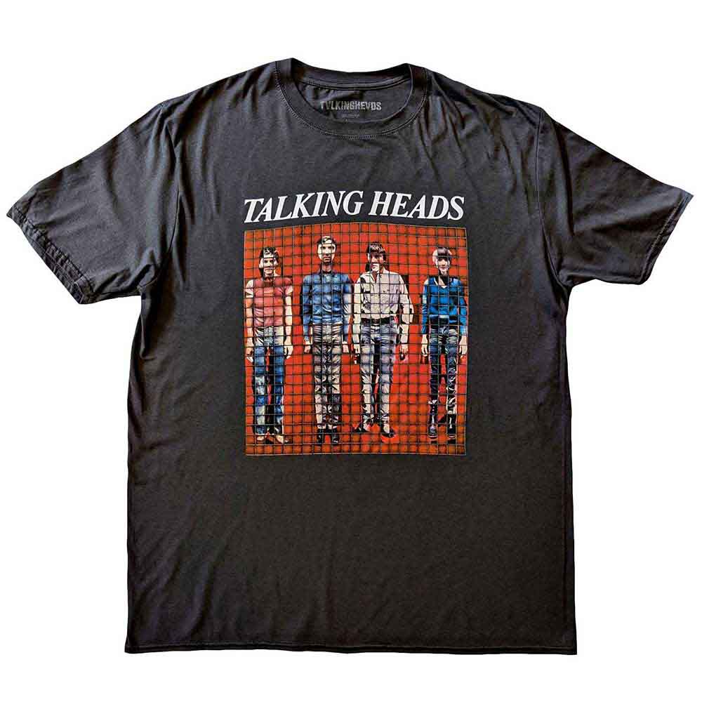 Talking Heads Pixel Portrait [T-Shirt] Grey