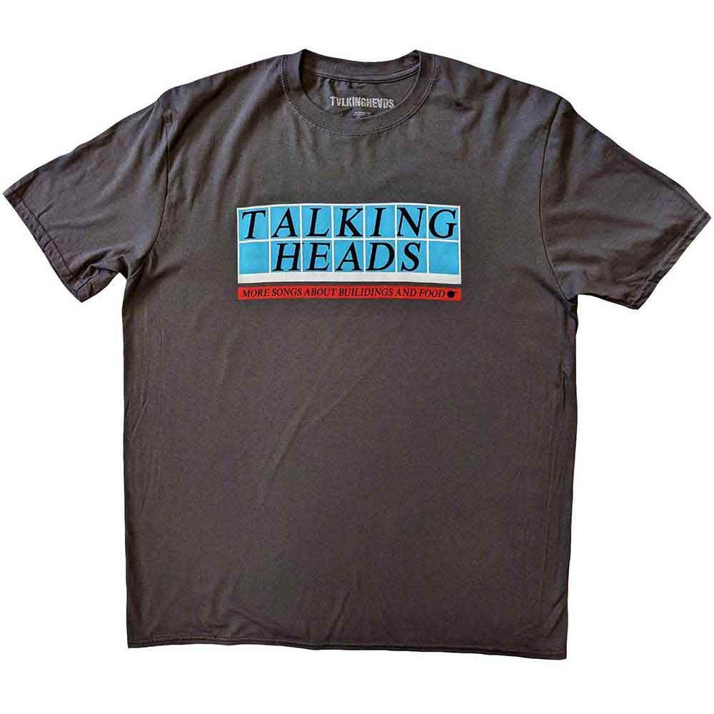 Talking Heads Tiled Logo [T-Shirt] Grey
