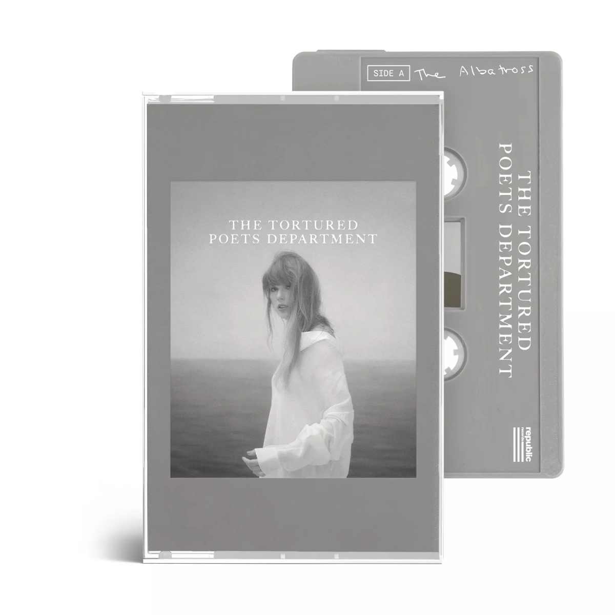 THE TORTURED POETS DEPARTMENT (THE ALBATROSS COVER) (GRAY JEWEL CASE) (CASSETTE)