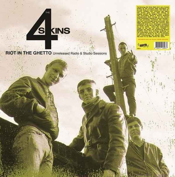 THE 4 SKINS - Riot In The Ghetto: Unreleased Radio & Studio Sessions (Red Vinyl) [Vinyl]