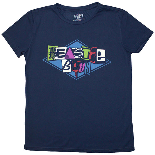 The Beastie Boys Multicolour Logo [T-Shirt] Blue