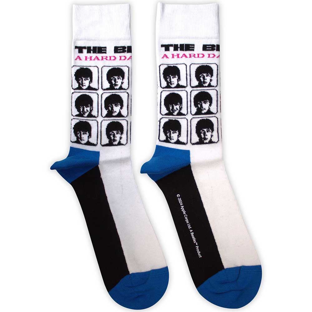The Beatles A Hard Day's Night Album [Socks] White
