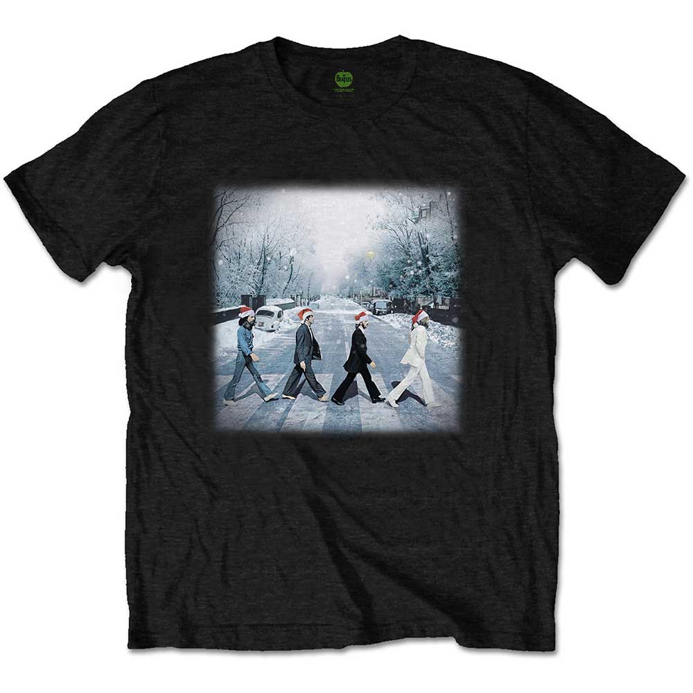 The Beatles Abbey Christmas [T-Shirt] - Rock Band Apparel