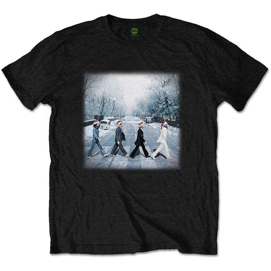 The Beatles Abbey Christmas [T-Shirt] - Rock Band Apparel