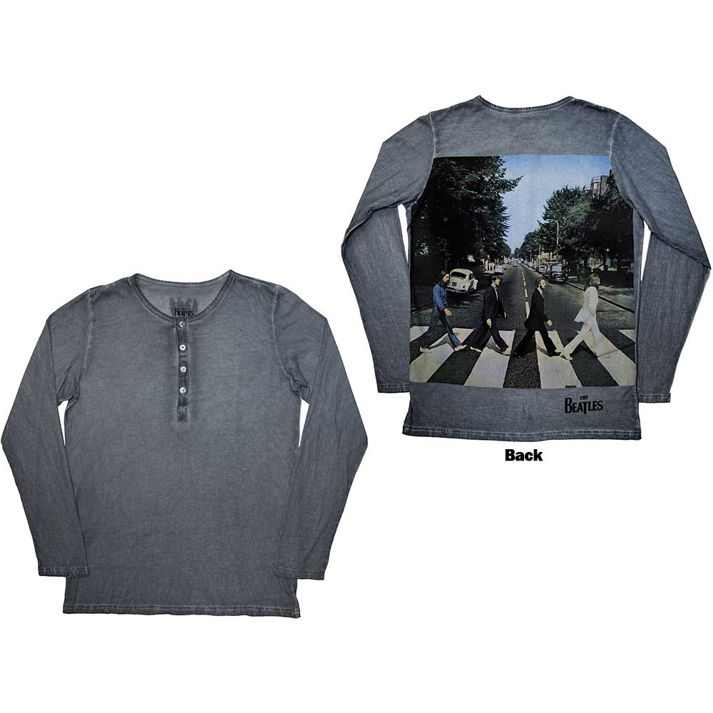 The Beatles Abbey Road Back Print Stone Wash [] Blue