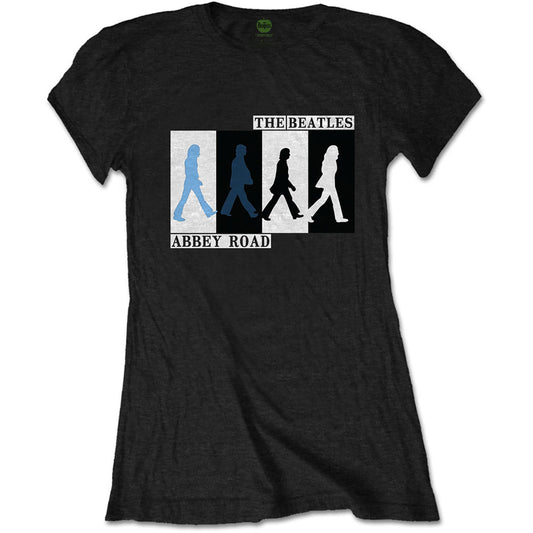 The Beatles Abbey Road Colours Crossing [T-Shirt] - Rock Band Apparel