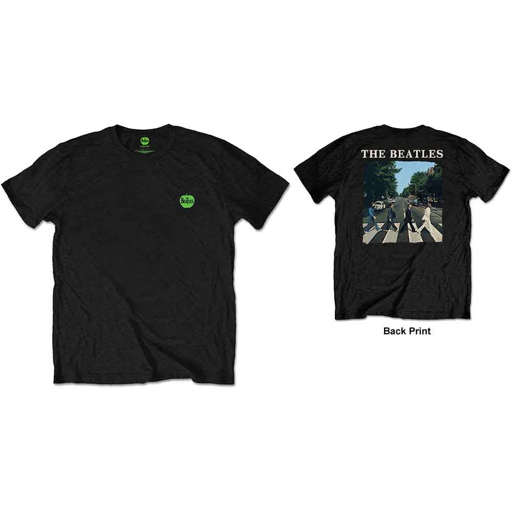 The Beatles Abbey Road & Logo [T-Shirt] Black