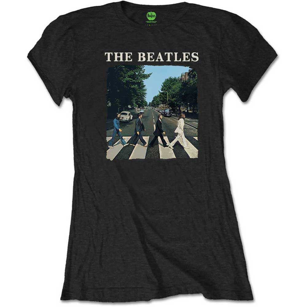 The Beatles Abbey Road & Logo [T-Shirt] Black