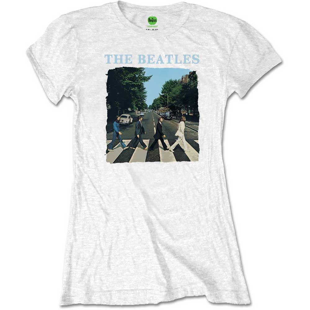 The Beatles Abbey Road & Logo [T-Shirt] White