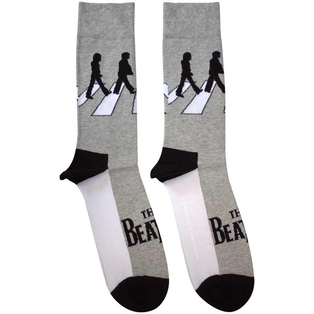 The Beatles Abbey Road Silhouettes [Socks] Grey