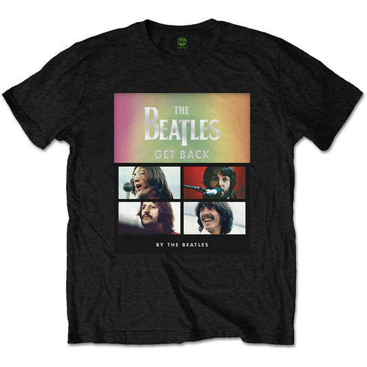 The Beatles Album Faces Gradient [T-Shirt] - Rock Band Apparel