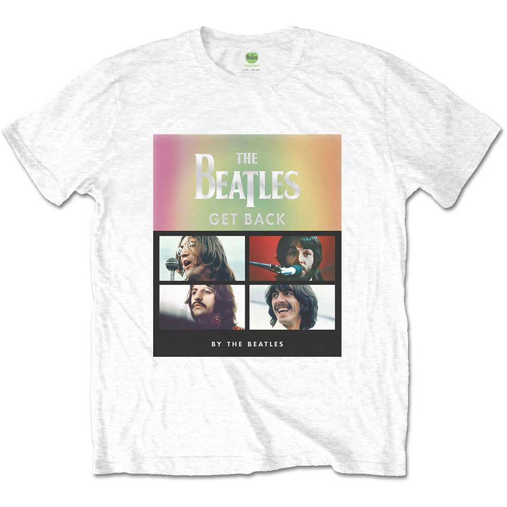 The Beatles Album Faces Gradient [T-Shirt] White