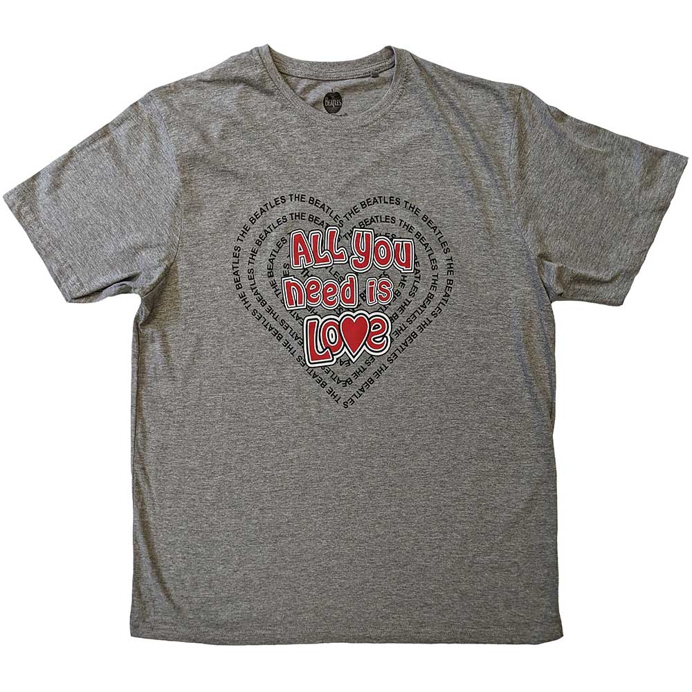The Beatles All You Need Is Love Heart [T-Shirt] - Rock Band Apparel