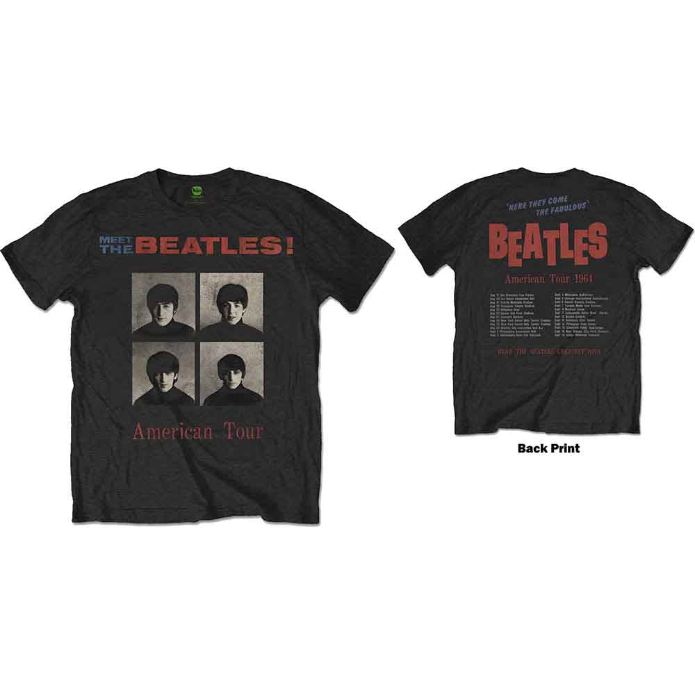 The Beatles American Tour 1964 [T-Shirt] Black