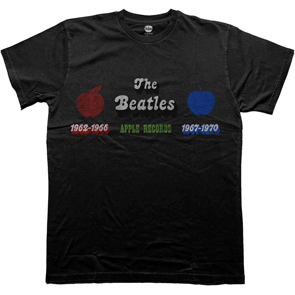The Beatles Apple Years Red & Blue [T-Shirt] - Rock Band Apparel