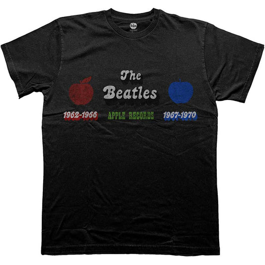 The Beatles Apple Years Red & Blue [T-Shirt] - Rock Band Apparel
