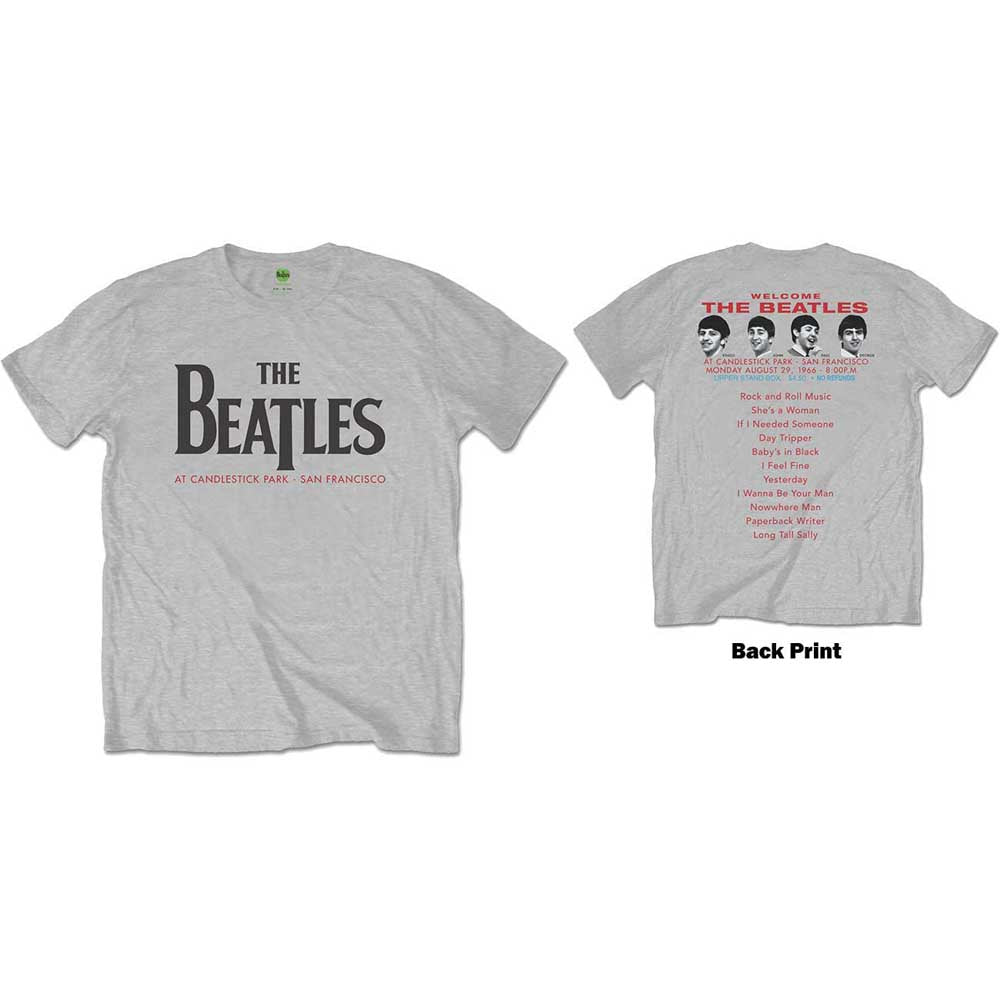 The Beatles Candlestick Park [T-Shirt] - Rock Band Apparel