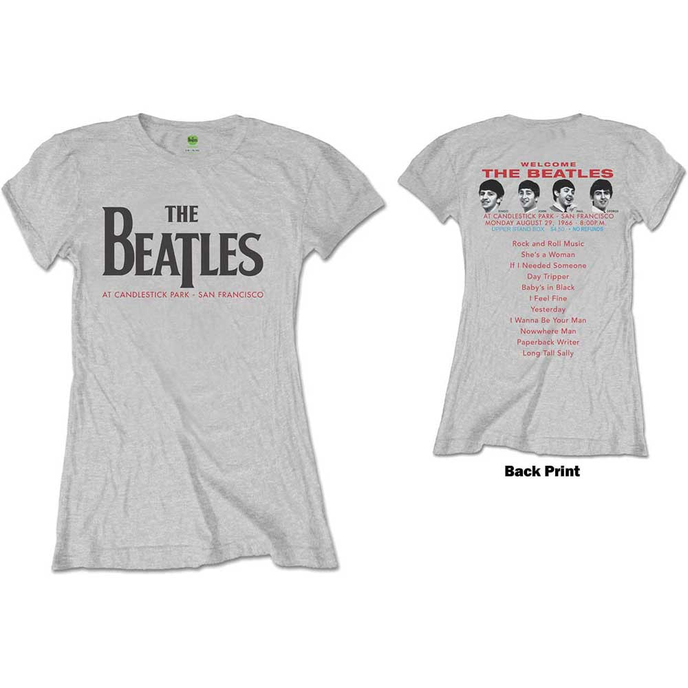 The Beatles Candlestick Park [T-Shirt] - Rock Band Apparel