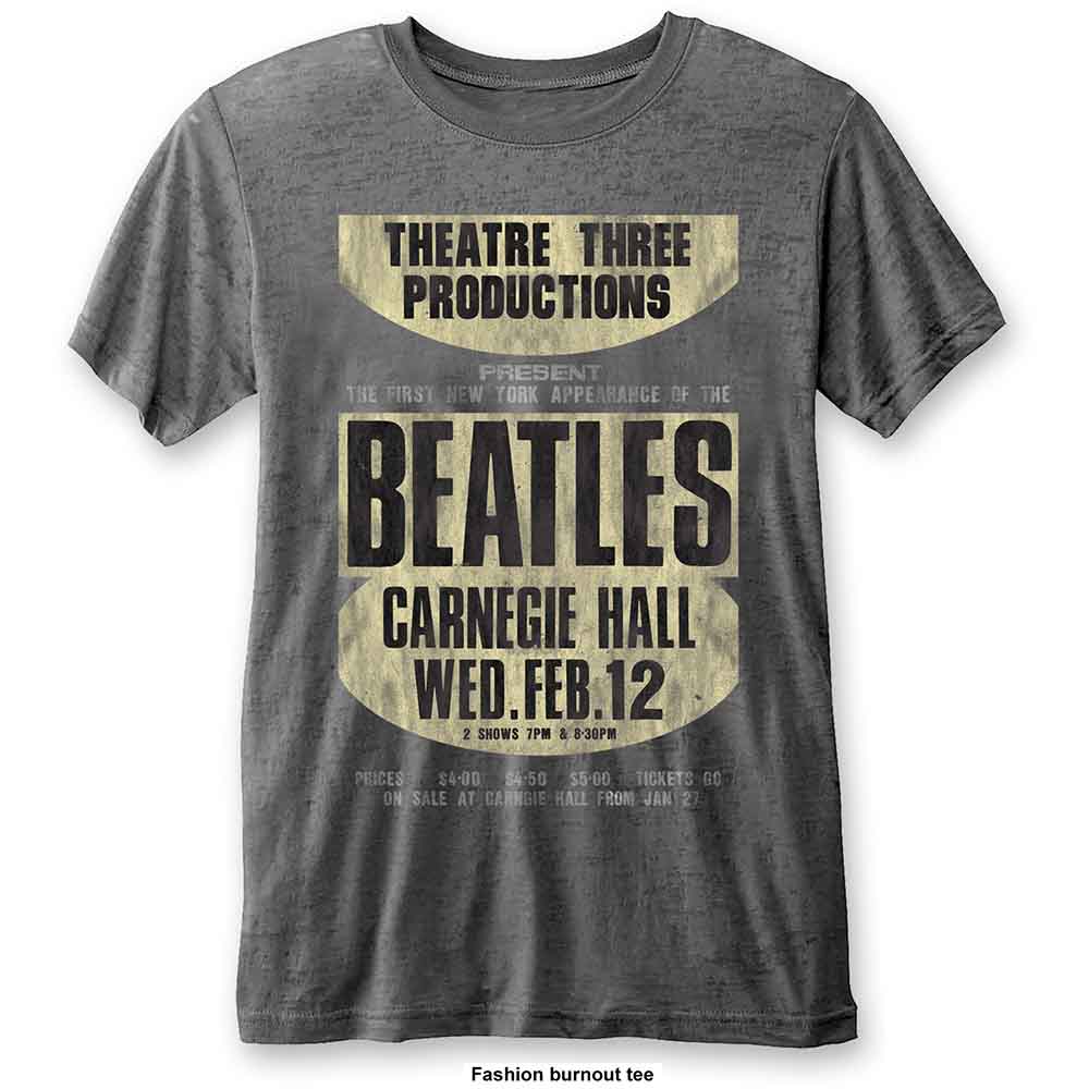 The Beatles Carnegie Hall [T-Shirt] - Rock Band Apparel