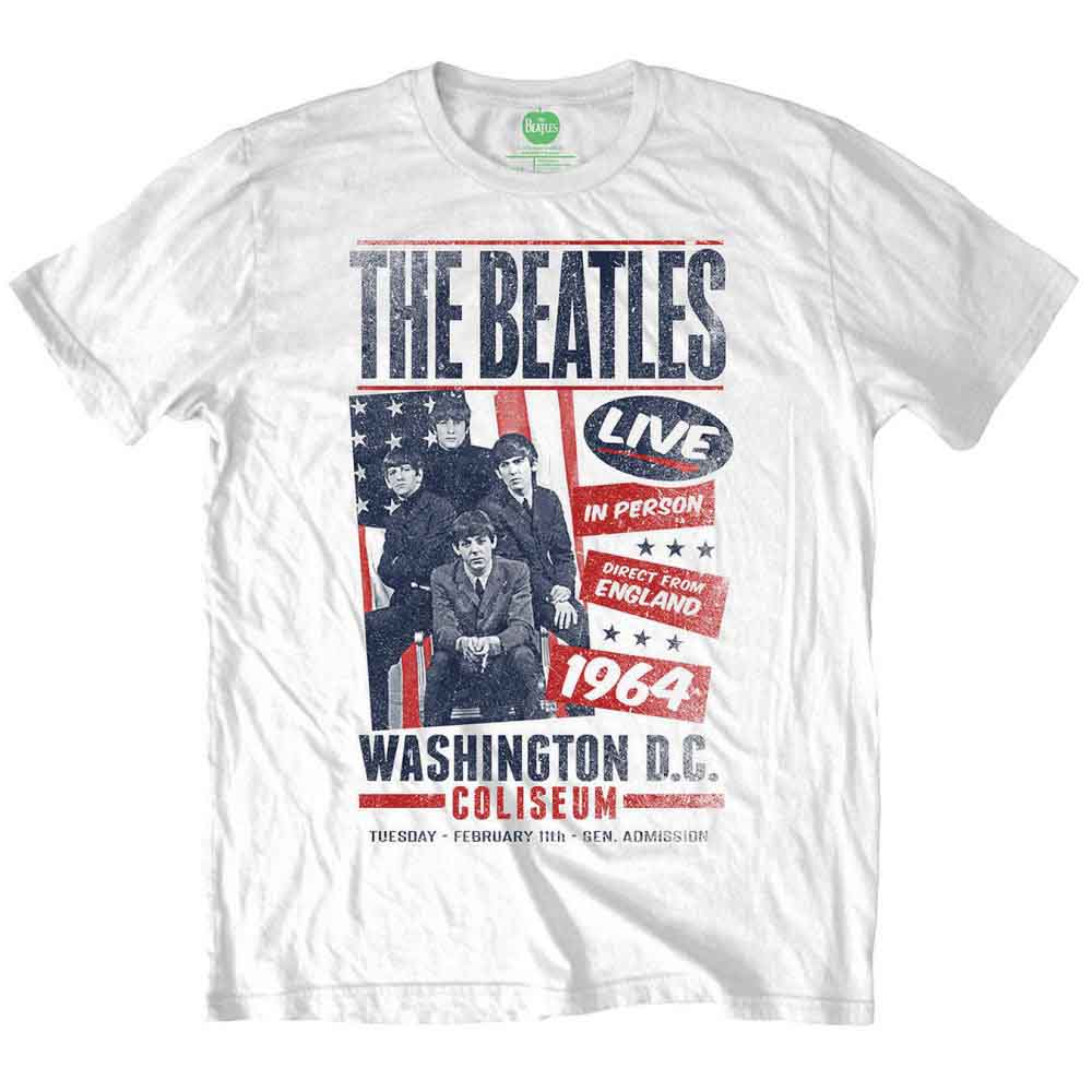 The Beatles Coliseum Poster [T-Shirt] White