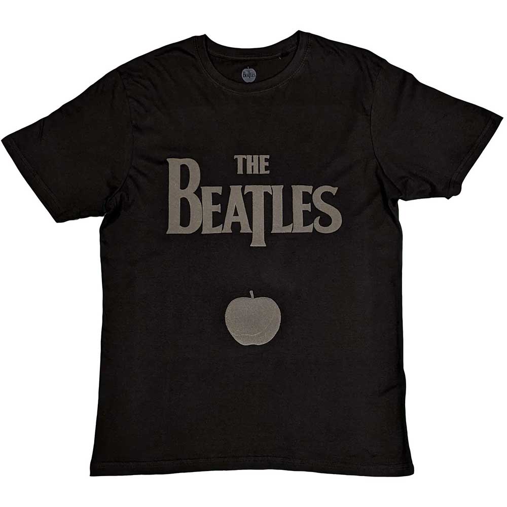 The Beatles Drop T Logo & Apple [] Black