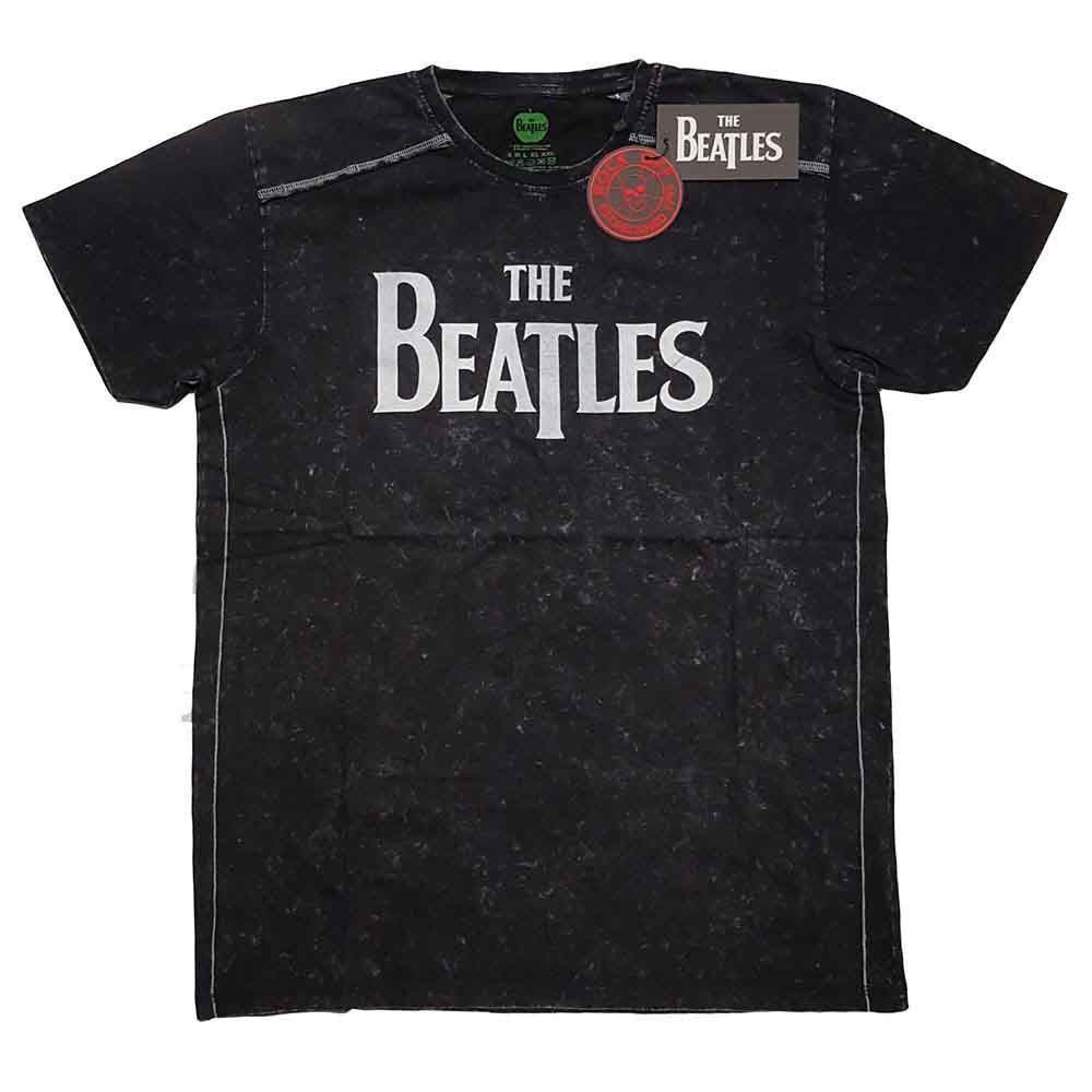 The Beatles Drop T Logo [T-Shirt] Black