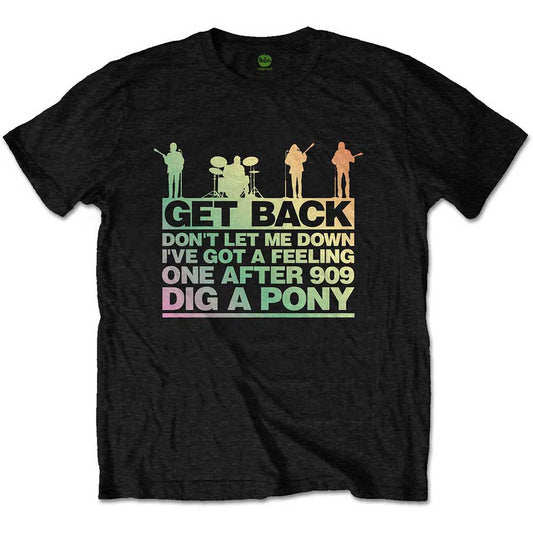 The Beatles Get Back Gradient [T-Shirt] - Rock Band Apparel