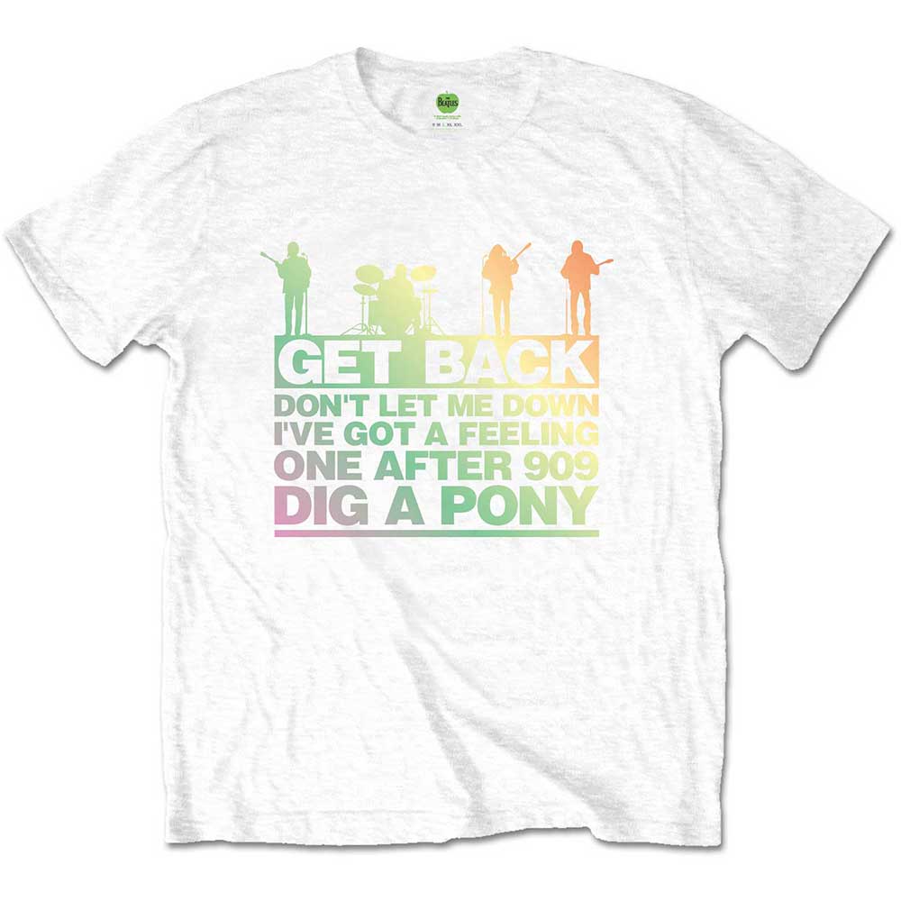 The Beatles Get Back Gradient [T-Shirt] White