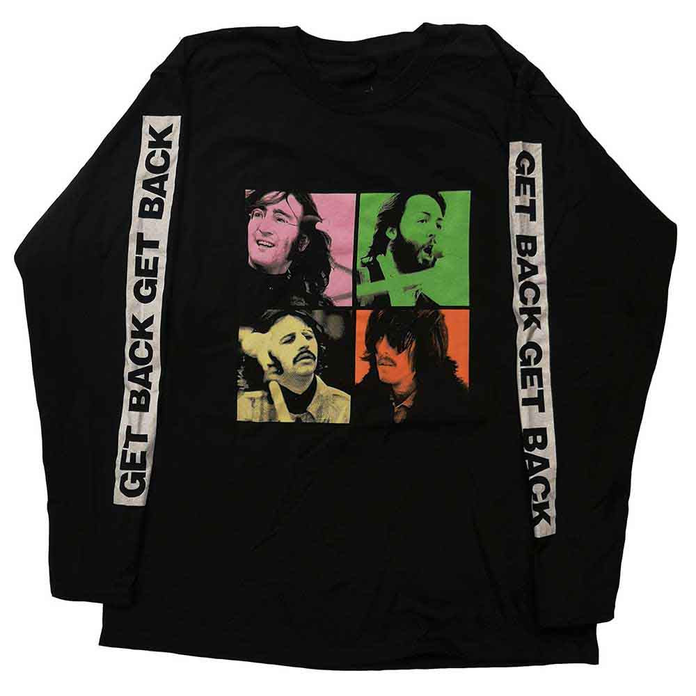 The Beatles Get Back Studio Shots [T-Shirt] Black