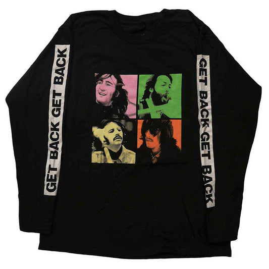 The Beatles Get Back Studio Shots [T-Shirt] - Rock Band Apparel