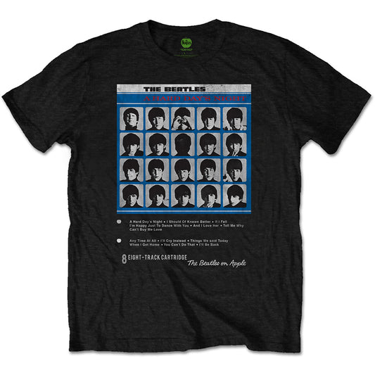 The Beatles Hard Days Night 8 Track [T-Shirt] - Rock Band Apparel