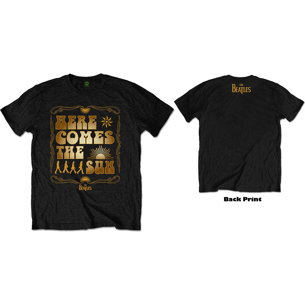 The Beatles Here Comes The Sun [T-Shirt] Black