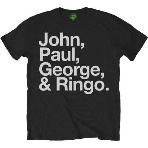 The Beatles John, Paul, George & Ringo [T-Shirt] - Rock Band Apparel