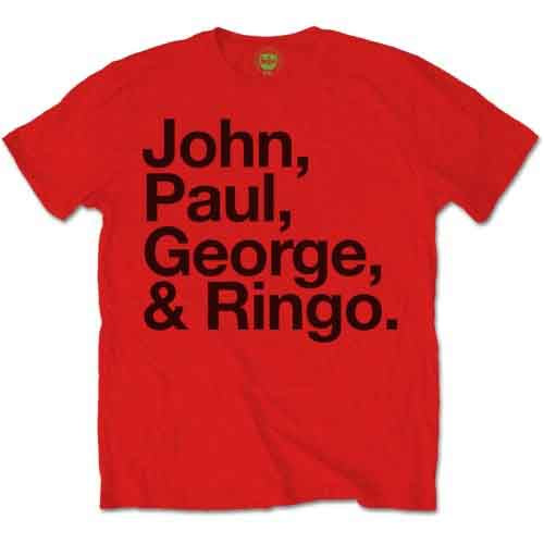The Beatles John, Paul, George & Ringo [T-Shirt] - Rock Band Apparel