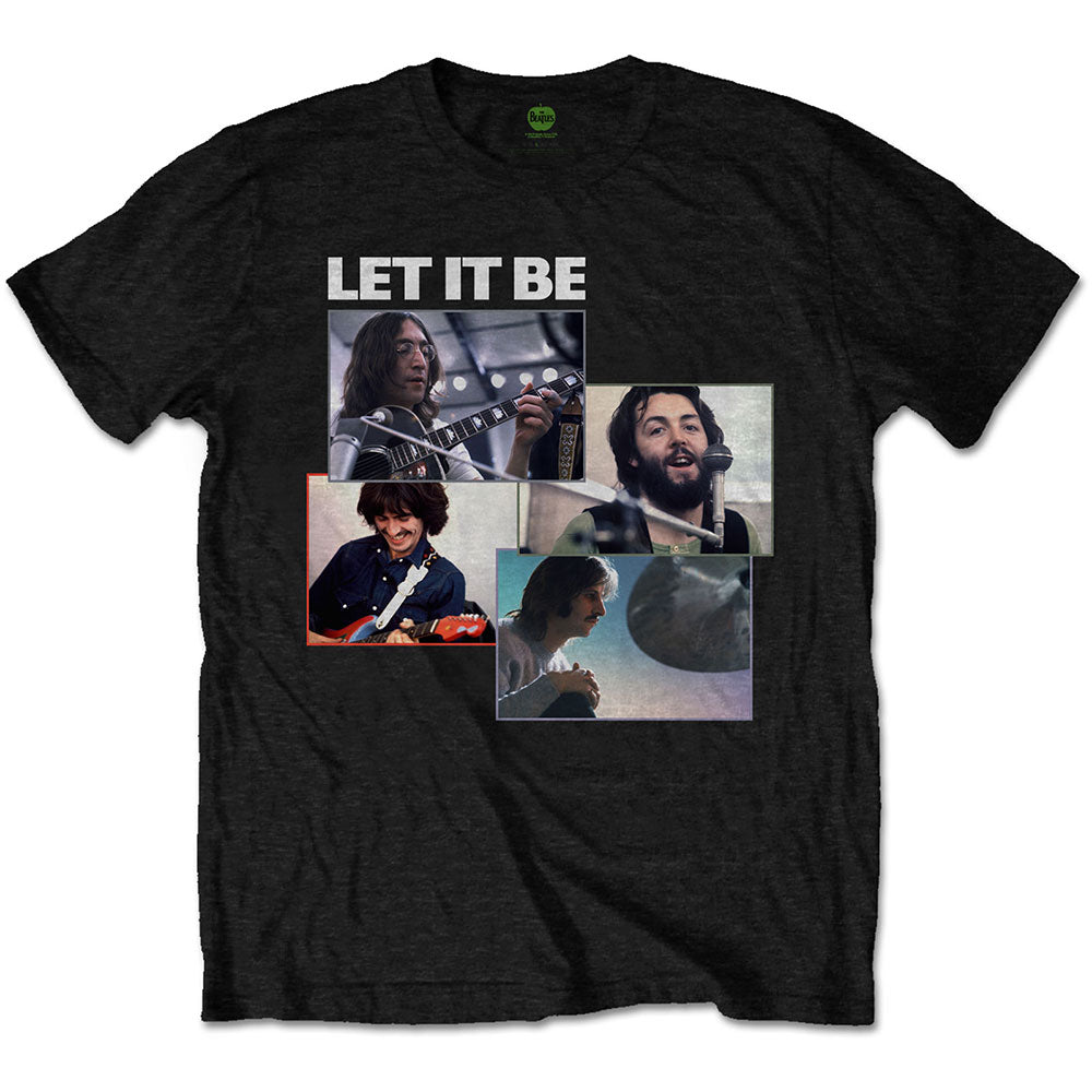 The Beatles Let It Be Recording Shots [T-Shirt] - Rock Band Apparel
