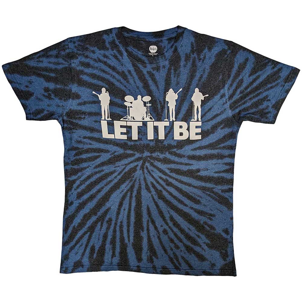 The Beatles Let It Be Silhouette [T-Shirt] Black