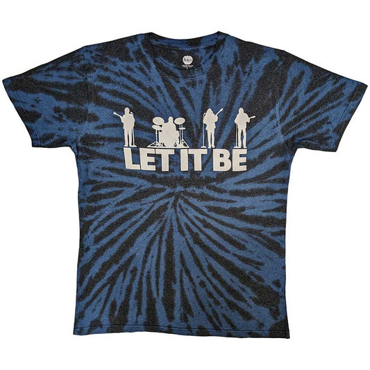 The Beatles Let It Be Silhouette [T-Shirt] Black