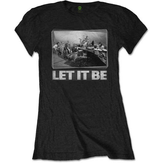 The Beatles Let It Be Studio [T-Shirt] - Rock Band Apparel