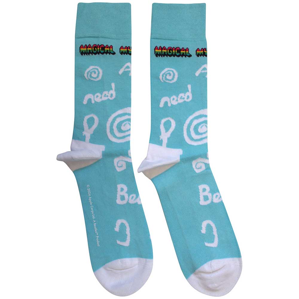 The Beatles Magical Mystery Tour All You Need Is Love [Socks] Blue