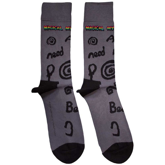 The Beatles Magical Mystery Tour All You Need Is Love [Socks] Grey