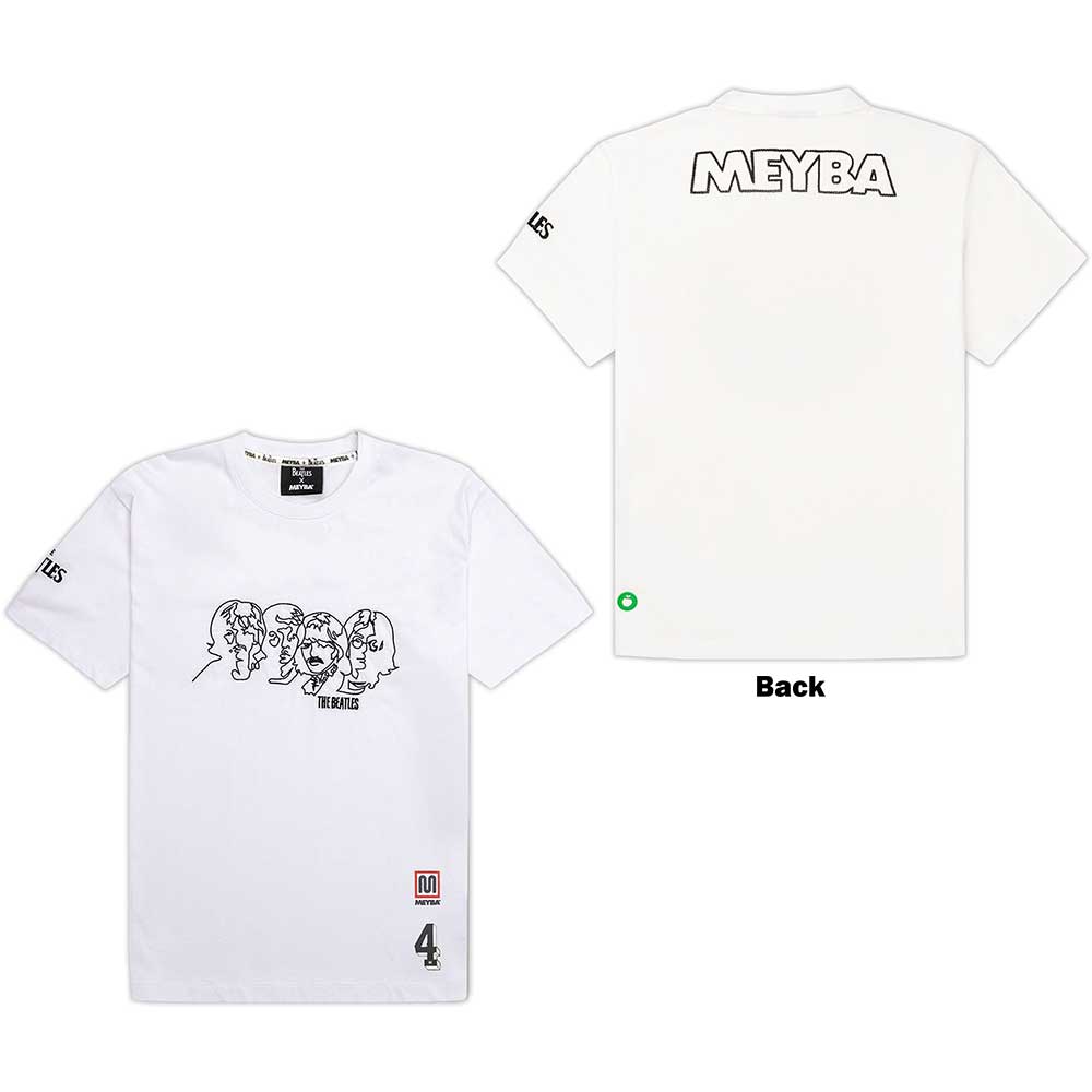 The Beatles Meyba Embroidered [T-Shirt] - Rock Band Apparel
