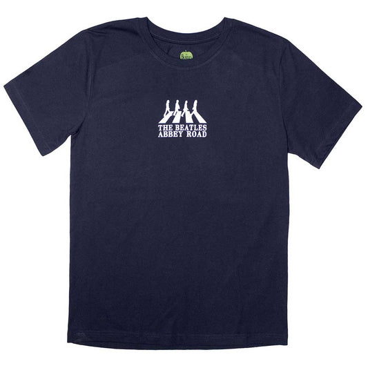 The Beatles Mini Abbey Road Crossing Silhouette [T-Shirt] Blue