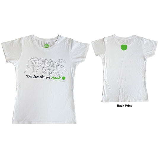 The Beatles On Apple [T-Shirt] - Rock Band Apparel